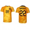 Herren Fußballbekleidung Niederlande Denzel Dumfries #22 Heimtrikot WM 2022 Kurzarm